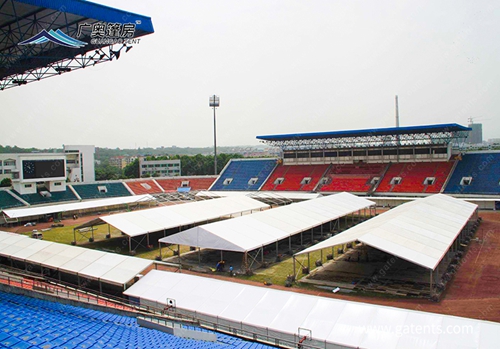 體育篷房打破傳統(tǒng)室內(nèi)比賽場地限制  實現(xiàn)室外比賽即建即用